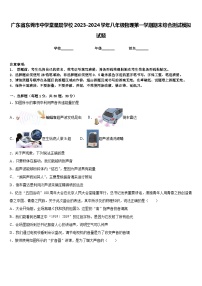 广东省东莞市中学堂星晨学校2023-2024学年八年级物理第一学期期末综合测试模拟试题含答案