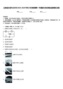 山西省运城市永济市2023-2024学年八年级物理第一学期期末质量跟踪监视模拟试题含答案