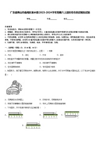 广东省佛山市南海区里水镇2023-2024学年物理八上期末综合测试模拟试题含答案