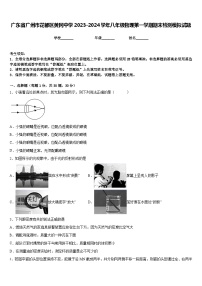 广东省广州市花都区黄冈中学2023-2024学年八年级物理第一学期期末检测模拟试题含答案