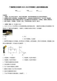 广州越秀区五校联考2023-2024学年物理八上期末经典模拟试题含答案