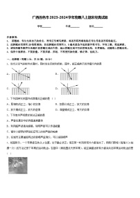 广西百色市2023-2024学年物理八上期末经典试题含答案