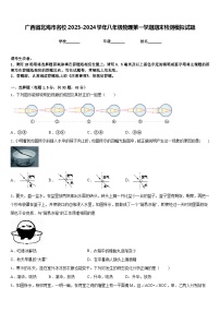 广西省北海市名校2023-2024学年八年级物理第一学期期末检测模拟试题含答案