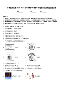 广西省来宾市2023-2024学年物理八年级第一学期期末质量跟踪监视试题含答案