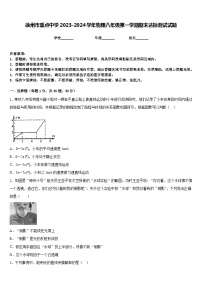 徐州市重点中学2023-2024学年物理八年级第一学期期末达标测试试题含答案