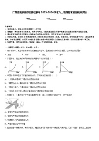 江苏省南京高淳区四校联考2023-2024学年八上物理期末监测模拟试题含答案