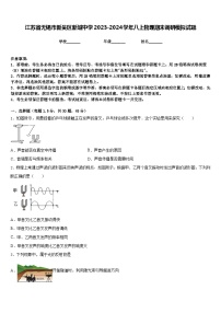 江苏省无锡市新吴区新城中学2023-2024学年八上物理期末调研模拟试题含答案