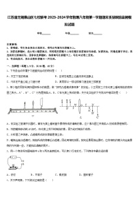 江苏省无锡惠山区七校联考2023-2024学年物理八年级第一学期期末质量跟踪监视模拟试题含答案