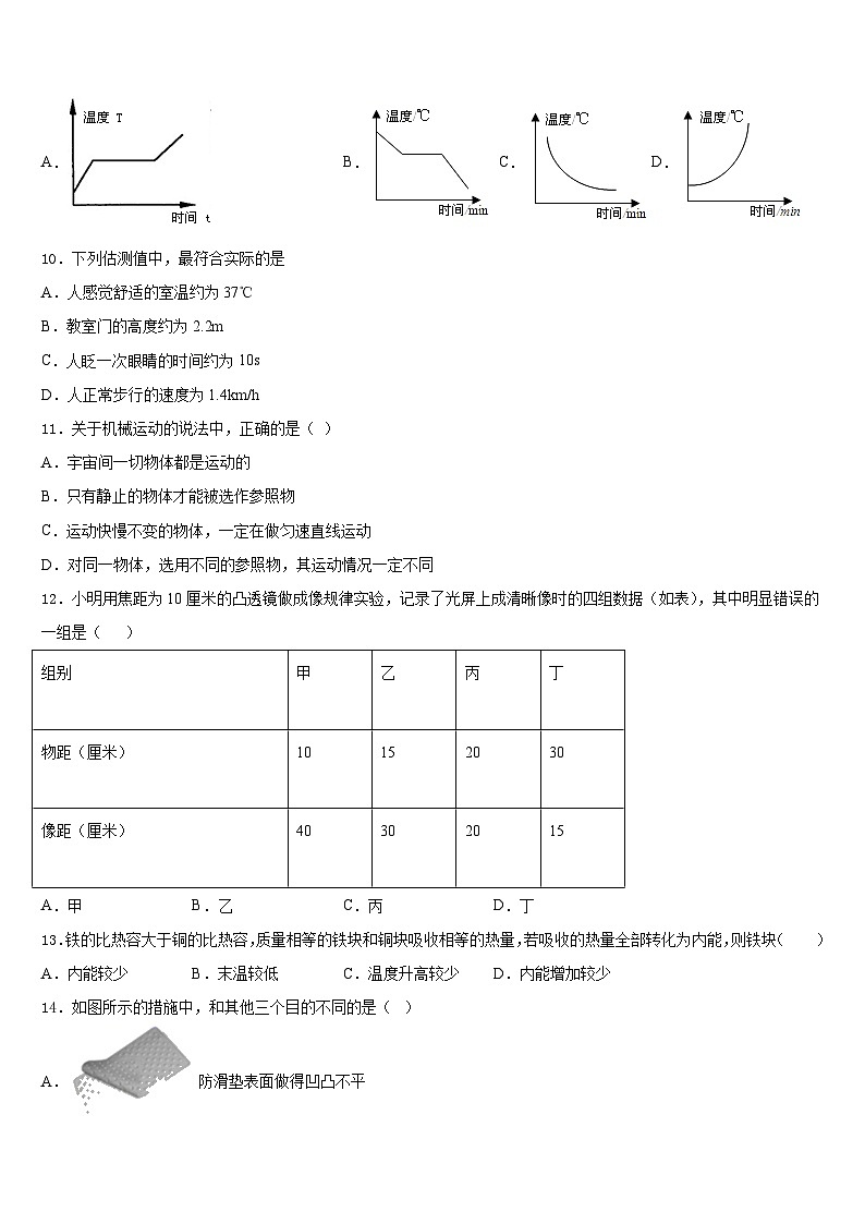 江苏省苏州市工业园区星海实验中学2023-2024学年八年级物理第一学期期末联考试题含答案03