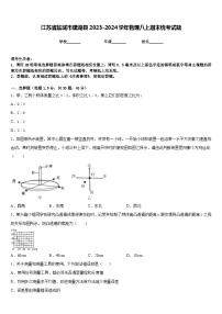 江苏省盐城市建湖县2023-2024学年物理八上期末统考试题含答案