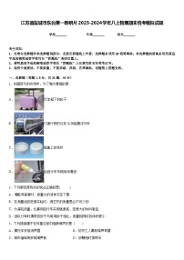 江苏省盐城市东台第一教研片2023-2024学年八上物理期末统考模拟试题含答案