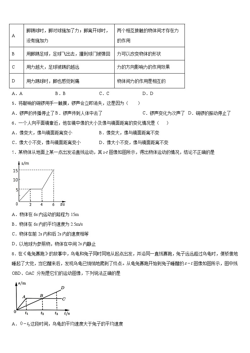 江苏省盐城市大丰市创新英达学校2023-2024学年八上物理期末达标测试试题含答案02