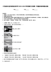 江苏省连云港市新海实验中学2023-2024学年物理八年级第一学期期末联考模拟试题含答案