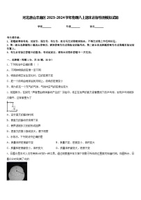 河北唐山丰南区2023-2024学年物理八上期末达标检测模拟试题含答案