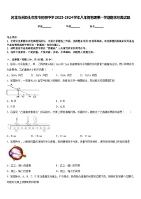 河北沧州泊头市苏屯初级中学2023-2024学年八年级物理第一学期期末经典试题含答案