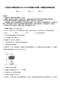 河北省丰宁满族自治县2023-2024学年物理八年级第一学期期末统考模拟试题含答案