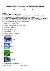 河北省石家庄二十八中学2023-2024学年八上物理期末质量检测模拟试题含答案