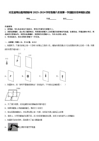 河北省邢台隆尧县联考2023-2024学年物理八年级第一学期期末统考模拟试题含答案