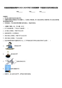 河南省信阳固始县联考2023-2024学年八年级物理第一学期期末质量检测模拟试题含答案