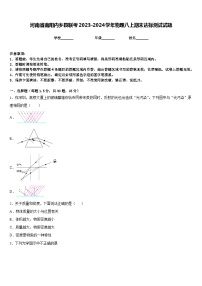 河南省南阳内乡县联考2023-2024学年物理八上期末达标测试试题含答案