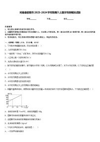 河南省信阳市2023-2024学年物理八上期末检测模拟试题含答案