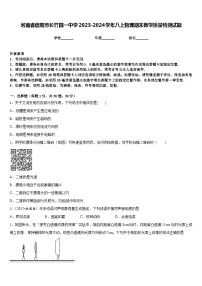 河南省信阳市长竹园一中学2023-2024学年八上物理期末教学质量检测试题含答案