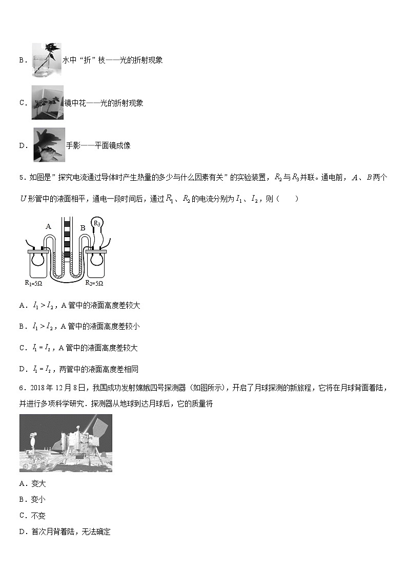 河南省南阳南召县联考2023-2024学年物理八年级第一学期期末教学质量检测模拟试题含答案第2页