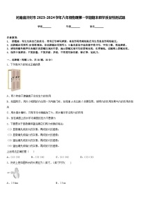 河南省开封市2023-2024学年八年级物理第一学期期末教学质量检测试题含答案