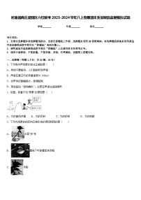 河南省商丘梁园区六校联考2023-2024学年八上物理期末质量跟踪监视模拟试题含答案