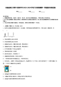 河南省周口市第十初级中学2023-2024学年八年级物理第一学期期末经典试题含答案