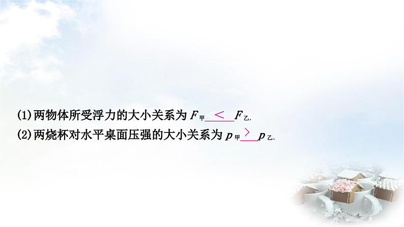 中考物理复习力学主题整合3压强、浮力的综合判断教学课件第7页