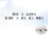 中考物理复习力学第8讲力运动和力第1课时力弹力重力摩擦力教学课件