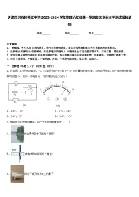 天津市河西区梅江中学2023-2024学年物理八年级第一学期期末学业水平测试模拟试题含答案