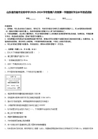 山东省济南市实验中学2023-2024学年物理八年级第一学期期末学业水平测试试题含答案