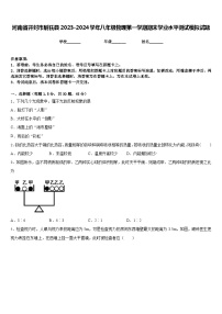 河南省开封市尉氏县2023-2024学年八年级物理第一学期期末学业水平测试模拟试题含答案