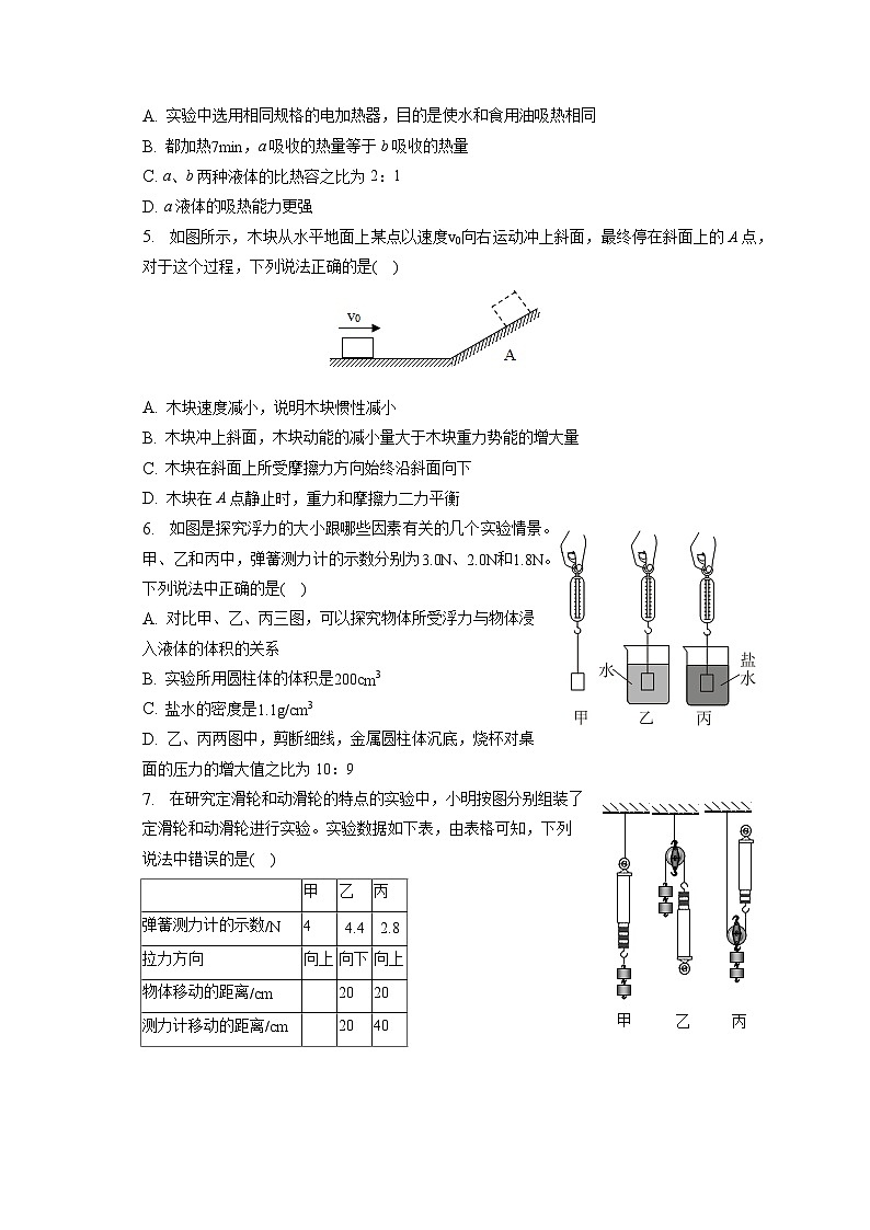 2023年湖北省武汉市中考物理模拟试卷（四）02