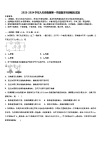 2023-2024学年九年级物理第一学期期末检测模拟试题