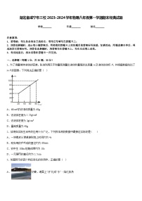 湖北省咸宁市三校2023-2024学年物理八年级第一学期期末经典试题含答案