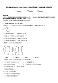 湖北省宜昌市秭归县2023-2024学年物理八年级第一学期期末复习检测试题含答案