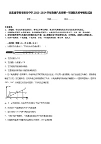 湖北省枣阳市阳光中学2023-2024学年物理八年级第一学期期末统考模拟试题含答案