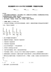 湖北省随州市2023-2024学年八年级物理第一学期期末考试试题含答案