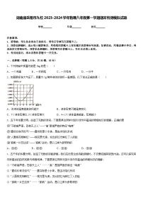 湖南省岳阳市九校2023-2024学年物理八年级第一学期期末检测模拟试题含答案