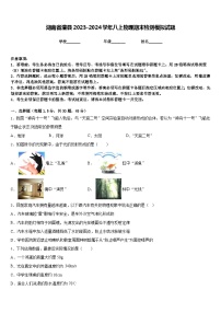 湖南省澧县2023-2024学年八上物理期末检测模拟试题含答案