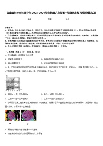 湖南省长沙市长郡中学2023-2024学年物理八年级第一学期期末复习检测模拟试题含答案