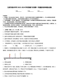 玉溪市重点中学2023-2024学年物理八年级第一学期期末联考模拟试题含答案