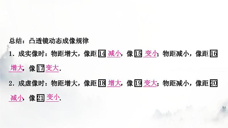 人教版中考物理复习一声、光、热学第3讲透镜及其应用课件第7页