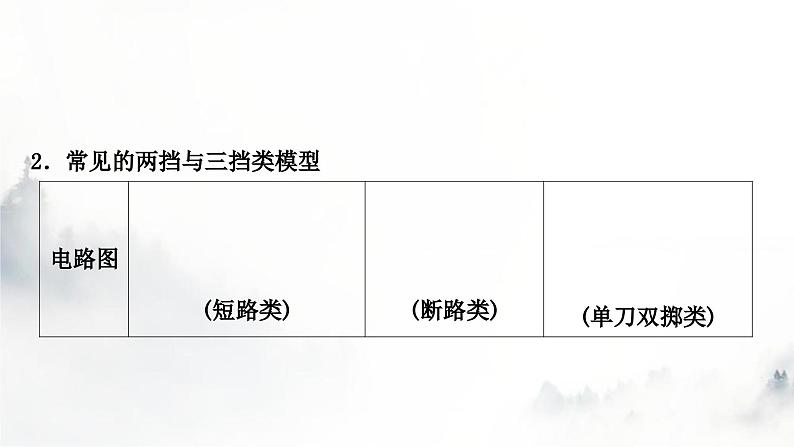 人教版中考物理复习电学主题整合6多挡位家用电器类相关计算课件03