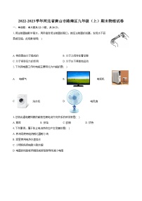 2022-2023学年河北省唐山市路南区九年级（上）期末物理试卷（含详细答案解析）