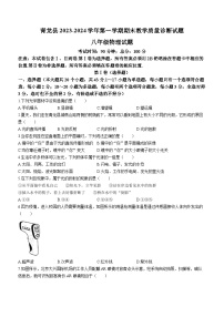 河北省秦皇岛市青龙满族自治县2023-2024学年八年级上学期期末物理试题