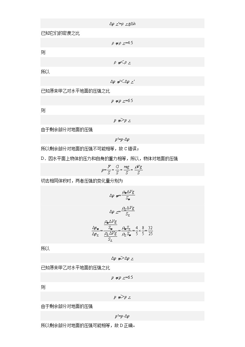 第11讲压强（解析版）第2页